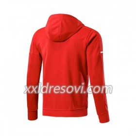 FC Bayern München Trening Jakna Kapuljačom 2017-18 Crvena